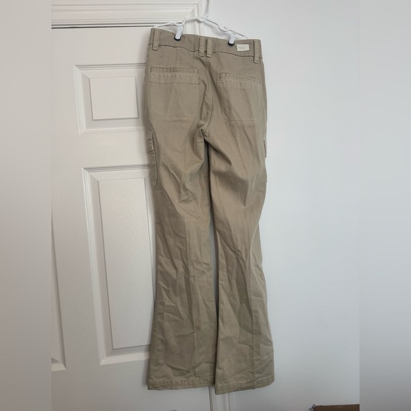 PAIGE DENIM Dion High Waist Cargo Trouser Flare Pants - Picture 7 of 13